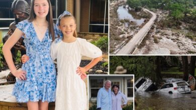 Sisters killed in Texas flood found with ‘their hands locked together’ grandparents remain missing