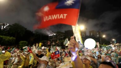 Taiwanese rally for and against the recall of opposition lawmakers seen as close to China