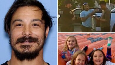 Travis Decker on police dashcam footage during car accident 3 days before allegedly killing daughters: report