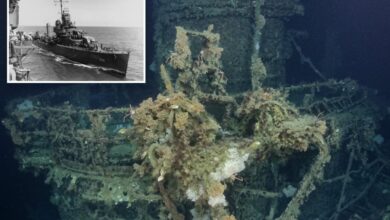 Underwater expedition unveils new imagery of sunken World War II destroyer