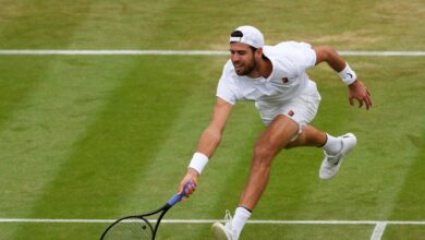 Wimbledon: Taylor Fritz reaches the quarterfinals when Jordan Thompson quits with an injury
