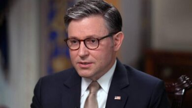 House Speaker Mike Johnson says he expects “rocky road” for Federal Reserve Chair Jerome Powell