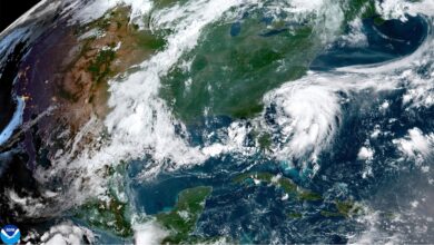 Tropical storm warnings extended up to North Carolina as Chantal approaches