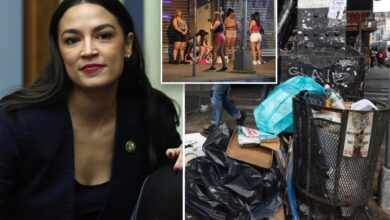 AOC mocked for war on trash on seedy Roosevelt Avenue