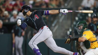 Diamondbacks beat Athletics 7-2 to end six-game losing streak