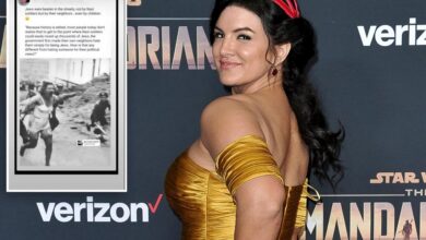 Disney settles Gina Carano’s lawsuit after firing her from ‘Mandalorian’ for comparing being conservative in US to being Jewish in Nazi Germany