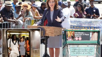 Gov. Kathy Hochul renames Central Park subway station after civil rights revolutionary Malcolm X
