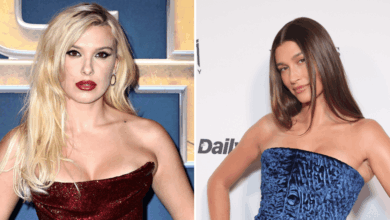 Hailey Bieber’s Lip Gloss Phone Case Inspires Millie Bobby Brown