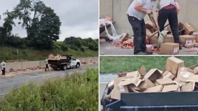 Hot dogs spill across Pennsylvania interstate after tractor trailer crash to clog commute for steamed motorists