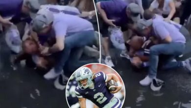 Kansas State QB Avery Johnson’s dad, brother get into wild fight after loss