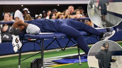 Micah Parsons eats pregame nachos, rests on medical table as Cowboys contract drama takes wild turn