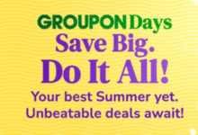 Groupon Days! Save Big. Do it all.
