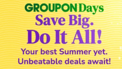 Groupon Days! Save Big. Do it all.