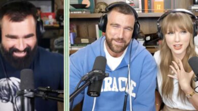 Travis Kelce, Taylor Swift explain how they deal with media attention