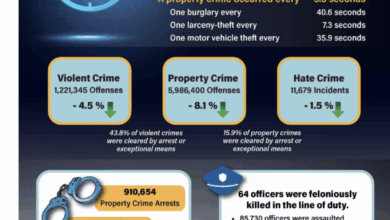 Violent Crime Decreased 4.5 Percent from 2023 to 2024