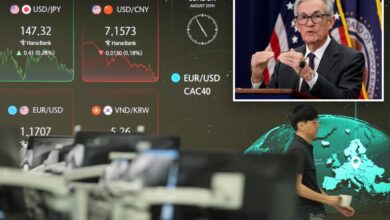 World shares are mixed after Federal Reserve Chair Jerome Powell hints at interest rate cuts in September