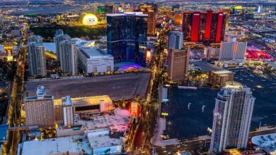 Visitors dropped for a 6th straight month in Las Vegas as head of tourism insists Sin City isn’t dead