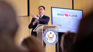 ‘Vote him out!’: Town hall erupts in anger at Nebraska GOP congressman over Trump megabill, policies