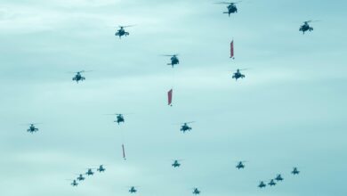 China is showing off its weaponry in a tightly controlled military parade