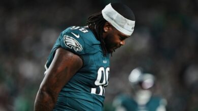 Eagles Star Jalen Carter Gets Ejected Moments Into Season Opener Over Spitting Incident