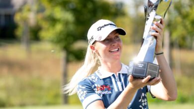 Georgia Hall has a 4-word message for Charley Hull on her 2025 Kroger Queen City Championship triumph 