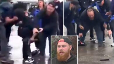 Heroic bystander disarms gun-wielding brute during wild brawl at packed Alaska State Fair