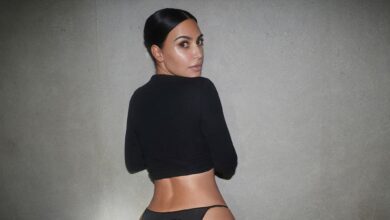 Kim Kardashian Drops Sexy New IG Pics Plugging Her SKIMS