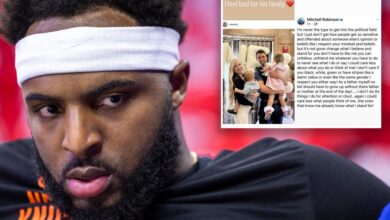 NY Knicks center Mitchell Robinson defends expressing condolences to Charlie Kirk’s family
