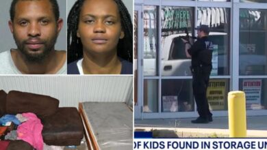 Parents locked kids, baby in ‘putrid’ storage unit while they slept with family dog in SUV: cops