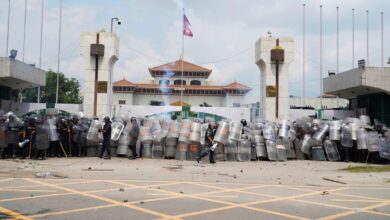 Protesters in Nepal clash with police as govt blocks social media
