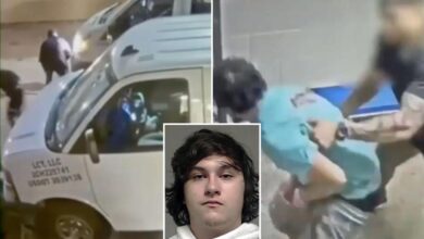 Surveillance video shows Dallas ICE agents protecting detainees as gunfire rains down on facility