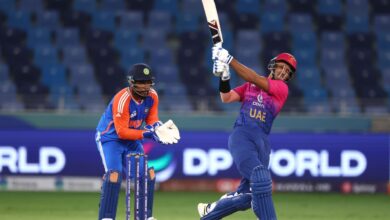 Varun Chakaravarthy strikes in his first over to dismiss Muhammad Zohaib for 2 in IND vs UAE Asia Cup 2025 match [Watch]