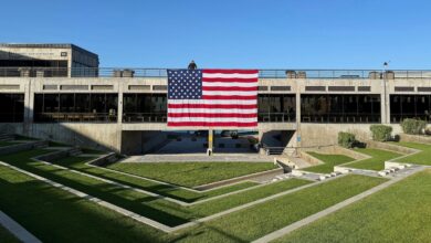 Students at Utah Valley University return to campus a week after Charlie Kirk shooting