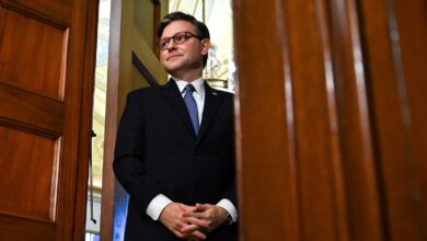 House Speaker Johnson optimistic about vote to avert shutdown, but Democrats aren’t