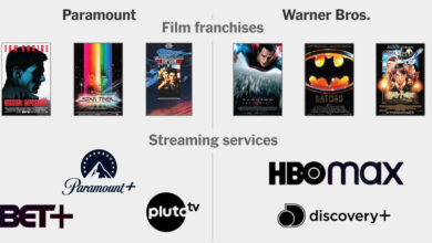 A Warner Bros.-Paramount Merger? Here’s All the Films, Streaming Services and Cable Channels They Own