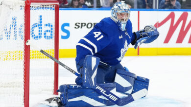 Anthony Stolarz makes his thoughts clear after 6-3 loss to Red Wings