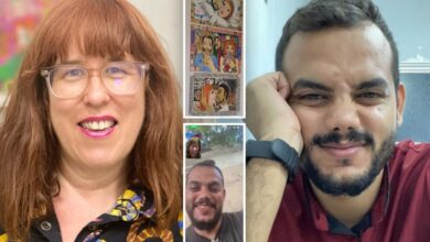 Artist behind Hamas-obsessed installation had virtual love affair with Palestinian dentist in Gaza, bonding over strange ‘vampire jokes’