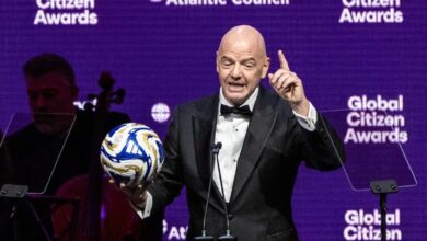 FIFA’s Infantino urges soccer to promote peace and takes no action against Israel