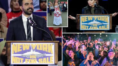 Hecklers taunt Gov. Hochul with ‘Tax the Rich’ chant at Zohran Mamdani’s NYC rally featuring AOC and Sanders