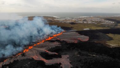 In Iceland, a town still shaken by volcanic eruptions tries to recover