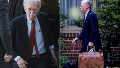 John Bolton surrenders to authorities after indictment over mishandling classified information