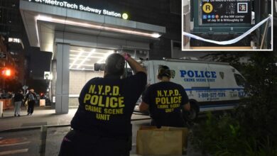 MTA worker punched trying to break up platform fight near scene of Brooklyn slaying
