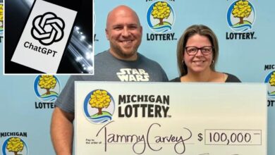 Michigan woman wins 0K Powerball pot using ChatGPT-generated numbers
