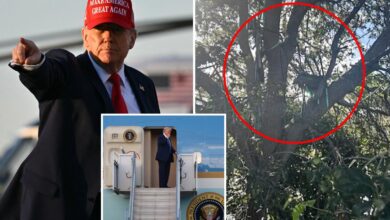 Secret Service investigating possible sniper’s nest with sight line to Trump Air Force One arrival near Palm Beach airport