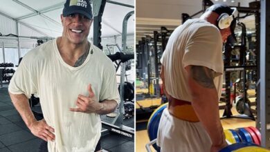 ‘Smash’ Through These Dwayne Johnson Workout Shots!