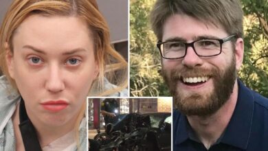 Texas housewife Kristina Chambers accused of plowing Porsche into man on first date argue her designer heels caused deadly crash