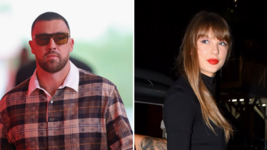 Travis Kelce Makes Apparent Nod to Fiancee Taylor Swift With Outfit