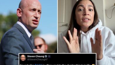Trump aide hits AOC with savage innuendo after she mocked Stephen Miller’s height