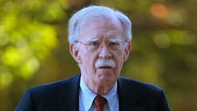 John Bolton at federal courthouse for 1st court appearance following indictment