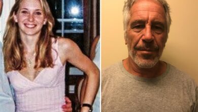 Virginia Giuffre was left bloodied and beaten by Prime Minister